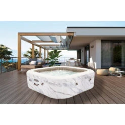 Spa Gonflable Intex PureSpa Calacatta 4 Places -Piscines Ubbink Boutique 28464ex ambiance 2 min