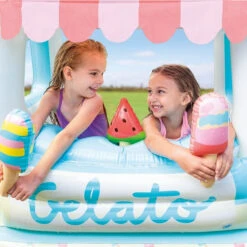 Piscinette Gonflable Marchand De Glace Intex -Piscines Ubbink Boutique 48672 piscinette marchand glace ambiance 4 c min