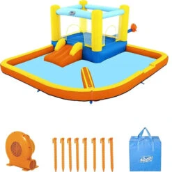 Aire De Jeux Bestway Beach Bounce (soufflerie En Continu) -Piscines Ubbink Boutique 53381 pack complet min
