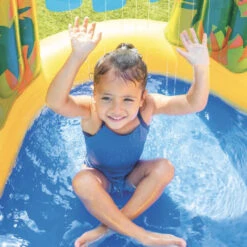 Aire De Jeux Gonflable Intex Jurassic / Dinosaure -Piscines Ubbink Boutique 57444np aire de jeux gonflable jurassic 4