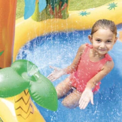 Aire De Jeux Gonflable Intex Jurassic / Dinosaure -Piscines Ubbink Boutique 57444np aire de jeux gonflable jurassic 6