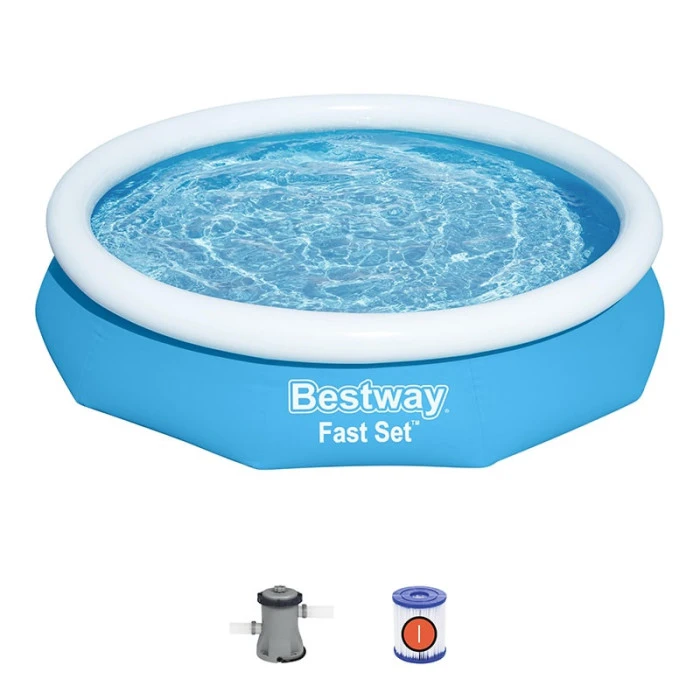 Piscine Autoportée Bestway Fast Set™ 3,05 X 0,66 M Avec Filtration 4 Piscine Autoportée Bestway Fast Set™ 3,05 X 0,66 M Avec Filtration – Image 2