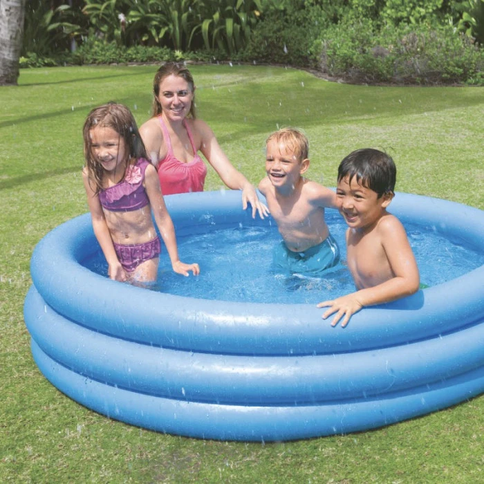 Piscine Gonflable INTEX Bleu Cristal 3 Piscine Gonflable INTEX Bleu Cristal