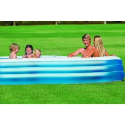 Piscine Gonflable Rectangulaire INTEX Family -Piscines Ubbink Boutique 58484 in use