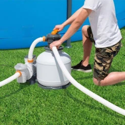 Filtre à Sable Complet Bestway Flowclear 11,355 M³/h -Piscines Ubbink Boutique 58486 filtre sable flowclear ambiance min