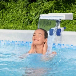 Fontaine Cascade Flowclear™ Pour Piscine Hors Sol Bestway -Piscines Ubbink Boutique 58619 ambiance