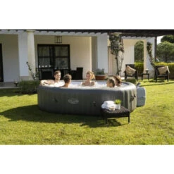 Spa Gonflable Bestway Lay-Z Spa MAURITIUS AirJet 7 Places -Piscines Ubbink Boutique 60067 spa gonflable bestway lay z spa mauritius ambiance groupe