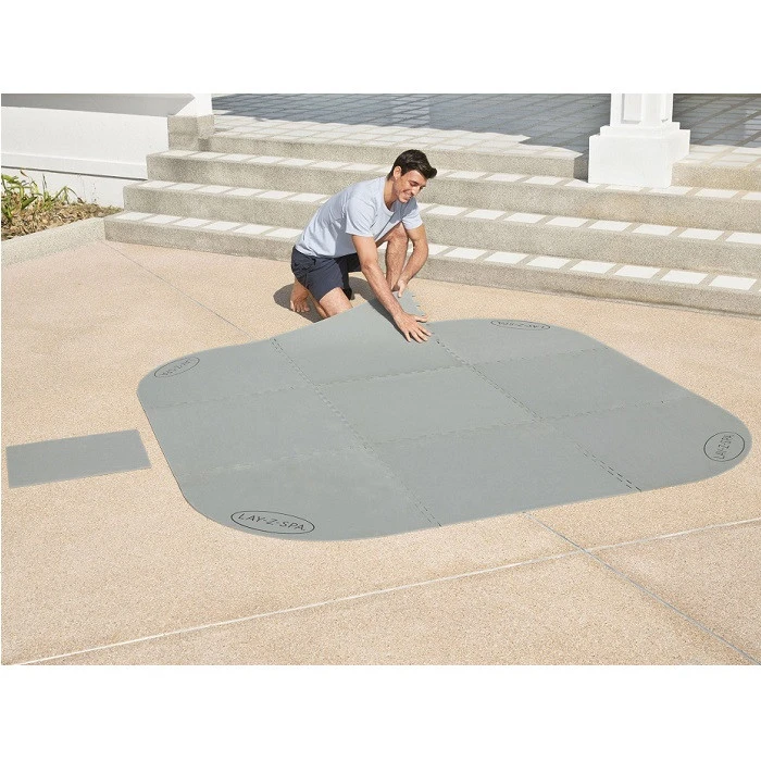 Tapis De Sol Bestway Pour Spa Carré Ou Rond Lay-Z-Spa® 4 Tapis De Sol Bestway Pour Spa Carré Ou Rond Lay-Z-Spa® – Image 2