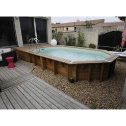 Piscine En Bois Octogonale Ubbink Océa 5,50 X 3,55 X 1,20 M - Liner Beige 11 Piscine En Bois Octogonale Ubbink Océa 5,50 X 3,55 X 1,20 M - Liner Beige -Piscines Ubbink Boutique 7504594 piscine bois octogonale ubbink ocea 355 550 beige ambiance 3
