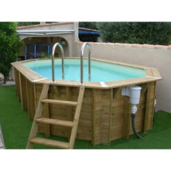 Piscine En Bois Octogonale Ubbink Océa 5,50 X 3,55 X 1,20 M - Liner Beige 13 Piscine En Bois Octogonale Ubbink Océa 5,50 X 3,55 X 1,20 M - Liner Beige -Piscines Ubbink Boutique 7504594 piscine bois octogonale ubbink ocea 355 550 beige echelle 2