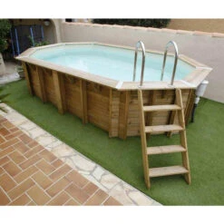 Piscine En Bois Octogonale Ubbink Océa 5,50 X 3,55 X 1,20 M - Liner Beige 12 Piscine En Bois Octogonale Ubbink Océa 5,50 X 3,55 X 1,20 M - Liner Beige -Piscines Ubbink Boutique 7504594 piscine bois octogonale ubbink ocea 355 550 beige echelle