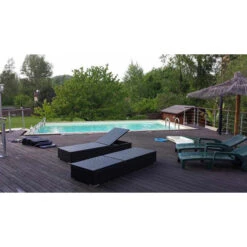 Piscine En Bois Rectangulaire Ubbink Azura 5,05 X 3,50 X 1,26 M - Liner Bleu -Piscines Ubbink Boutique 7504754 piscine bois rectangulaire ubbink sunwater 300 555 bleu 2 1
