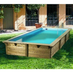 Piscines Ubbink Boutique -Piscines Ubbink Boutique 7504754 piscine bois rectangulaire ubbink sunwater 300 555 bleu 1