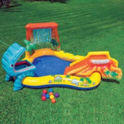 Aire De Jeux Gonflable Intex Jurassic / Dinosaure -Piscines Ubbink Boutique aire de jeux jurassic intex 2