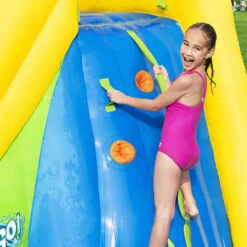 Aire De Jeux Avec Toboggan, Pataugeoire Et Canon à Eau Bestway Mont Splashmore -Piscines Ubbink Boutique aire jeux bestway mont splashmore 53345 5