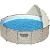 Auvent Pour Piscine Tubulaire Bestway Ø 3,05 à 5,49 M -Piscines Ubbink Boutique auvent rond bestway 2