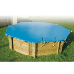 Bâche Hivernage Piscine Hexagonale Ubbink Ø 410 Cm