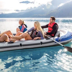 Set Bateau Gonflable 5 Places Intex Excursion 5 -Piscines Ubbink Boutique bateau intex excursion 10