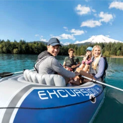 Set Bateau Gonflable 4 Places Intex Excursion 4 -Piscines Ubbink Boutique bateau intex excursion 4places 10