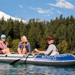 Set Bateau Gonflable 4 Places Intex Excursion 4 -Piscines Ubbink Boutique bateau intex excursion 4places 8