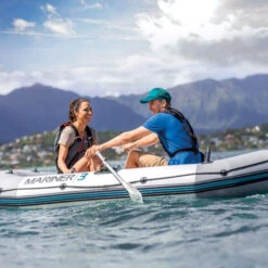 Set Bateau Gonflable 3 Places Intex Mariner 3 (rames Et Gonfleur Inclus) -Piscines Ubbink Boutique bateau intex mariner 8