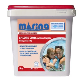 Marina Désinfection Choc - Mini-galets Chlore Choc Action Rapide 5kg 3 Marina Désinfection Choc - Mini-galets Chlore Choc Action Rapide 5kg