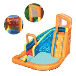 Aire De Jeux Château Bestway Turbo Splash H2o Go -Piscines Ubbink Boutique chateau gonflable toboggan piscine bestway h2o go 5