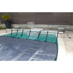 Enrouleur De Bâche à Bulles Pour Piscine En Bois Ubbink Premium -Piscines Ubbink Boutique enrouleur b che premiumubbink piscine 4