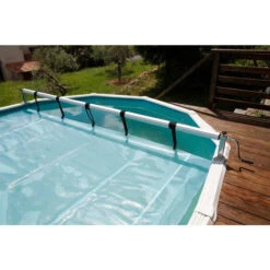 Enrouleur De Bâche à Bulles Pour Piscine En Bois Ubbink Premium -Piscines Ubbink Boutique enrouleur b che premiumubbink piscine 5