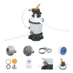 Filtre à Sable Complet Bestway Flowclear 3 M³/h -Piscines Ubbink Boutique filtre sable bestway flowclear 58515 5