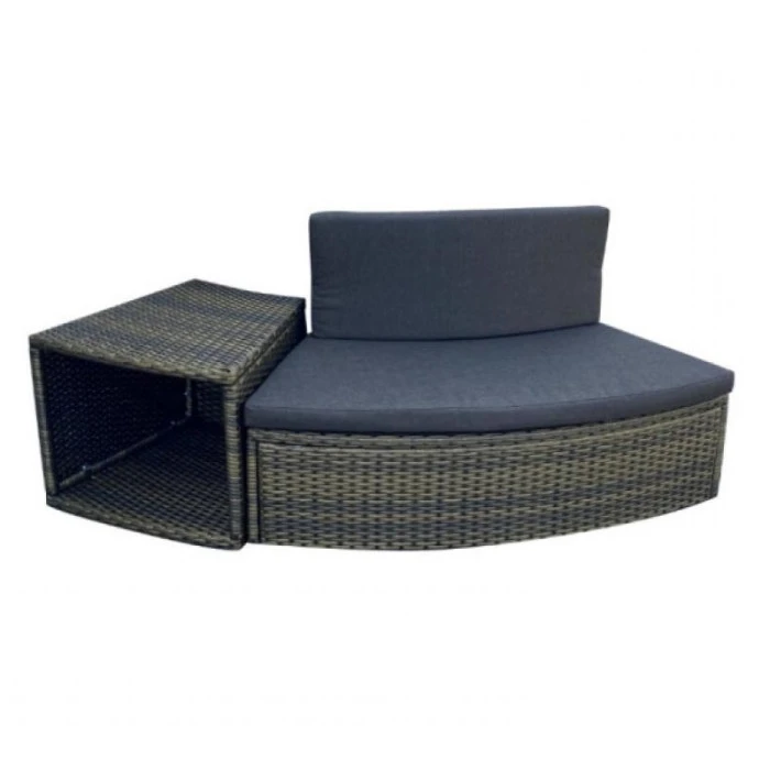 Entourage Rotin Pour Spa Bestway Lay-Z-Spa Ø 180 Cm - Gris Anthracite 8 Entourage Rotin Pour Spa Bestway Lay-Z-Spa Ø 180 Cm - Gris Anthracite – Image 6