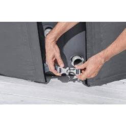 Couverture Thermique Pour Spa Rond Bestway Ø 180 X H 66 Cm -Piscines Ubbink Boutique housse thermique ronde energysense 180 m x 66 cm pour spa gonflable lay z spa 3