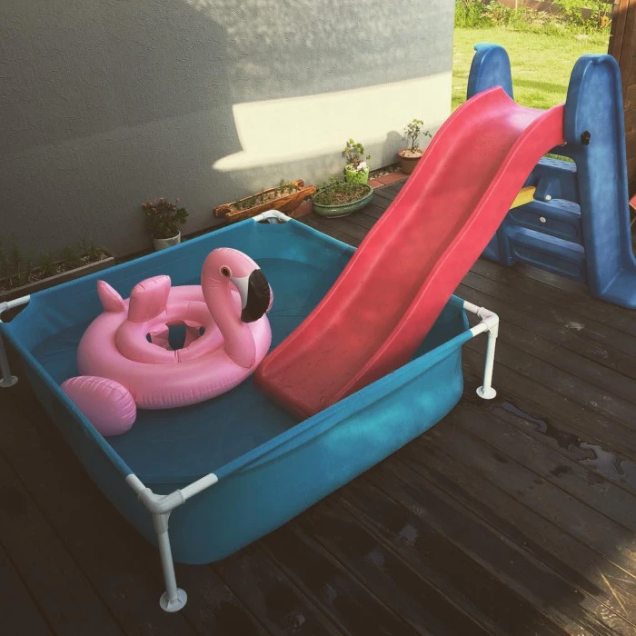 Piscinette Intex Metal Frame Junior Bleu 5 Piscinette Intex Metal Frame Junior Bleu – Image 3