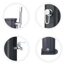 Douche Solaire Jolly Go 20L-Anthracite 11 Douche Solaire Jolly Go 20L-Anthracite -Piscines Ubbink Boutique jolly go points forts zoom total