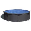 GRE Piscine Ronde Acier Gré Gris Anthracite - Ø 4,60 X 1,20 M 1 GRE Piscine Ronde Acier Gré Gris Anthracite - Ø 4,60 X 1,20 M -Piscines Ubbink Boutique kit460gy piscine ronde acier gre gris anthracite 122 460cm