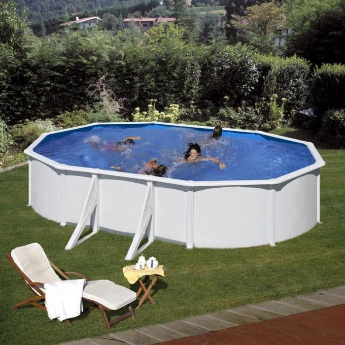 GRE Piscine Ovale Acier Gré Fidji - 5 X 3 X 1,20 M 4 GRE Piscine Ovale Acier Gré Fidji - 5 X 3 X 1,20 M – Image 2