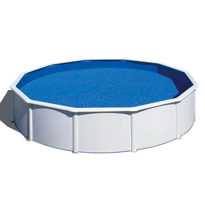 GRE Piscine Ronde Acier Gré Fidji - 5,50 X 1,20 M 3 GRE Piscine Ronde Acier Gré Fidji - 5,50 X 1,20 M