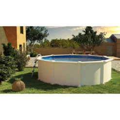 GRE Piscine Ronde Acier Gré Atlantis - Ø 5,50 X 1,30 M 13 GRE Piscine Ronde Acier Gré Atlantis - Ø 5,50 X 1,30 M -Piscines Ubbink Boutique kitpr558 piscine ronde acier gre atlantis 570 ambiance 2