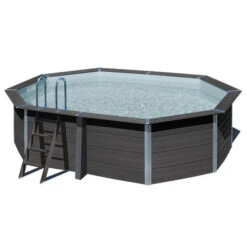 GRE Piscine Ovale Composite Gré - 5,24 X 3,86 X 1,24 M