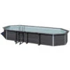 GRE Piscine Ovale Composite Gré - 8,04 X 3,86 X 1,24 M