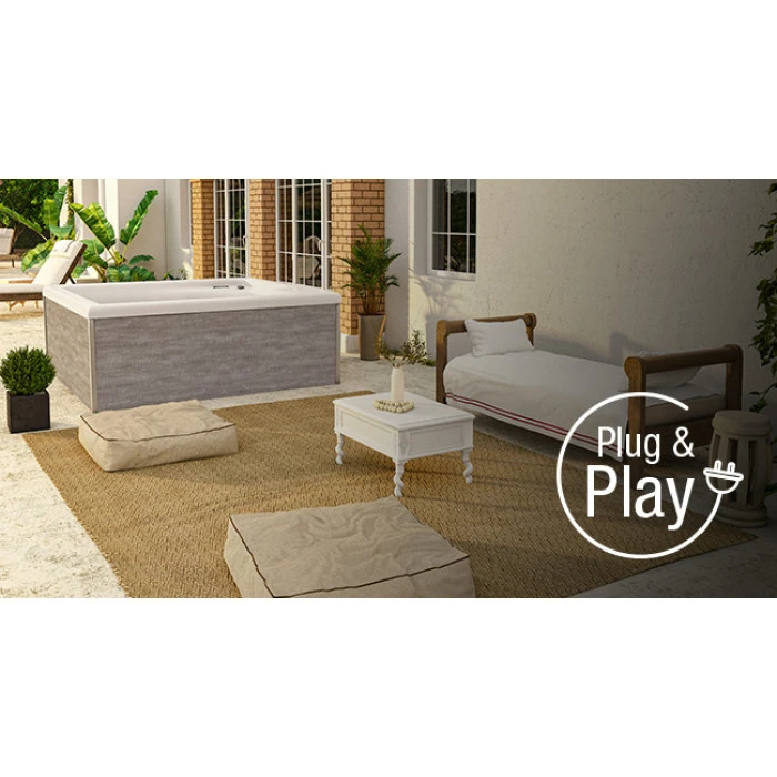 Spa Acrylique NetSpa Square 5 Personnes 8 Spa Acrylique NetSpa Square 5 Personnes – Image 6