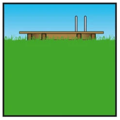 Piscine En Bois Rectangulaire Ubbink Linéa 15,50 X 3,50 X 1,55 M - Liner Beige -Piscines Ubbink Boutique picto coupe enterre 1