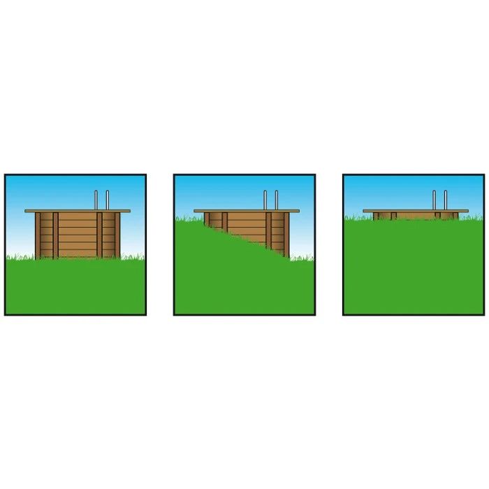 Piscine En Bois Rectangulaire Ubbink Linéa 6,50 X 3,50 X 1,40 M - Liner Beige 5 Piscine En Bois Rectangulaire Ubbink Linéa 6,50 X 3,50 X 1,40 M - Liner Beige – Image 3