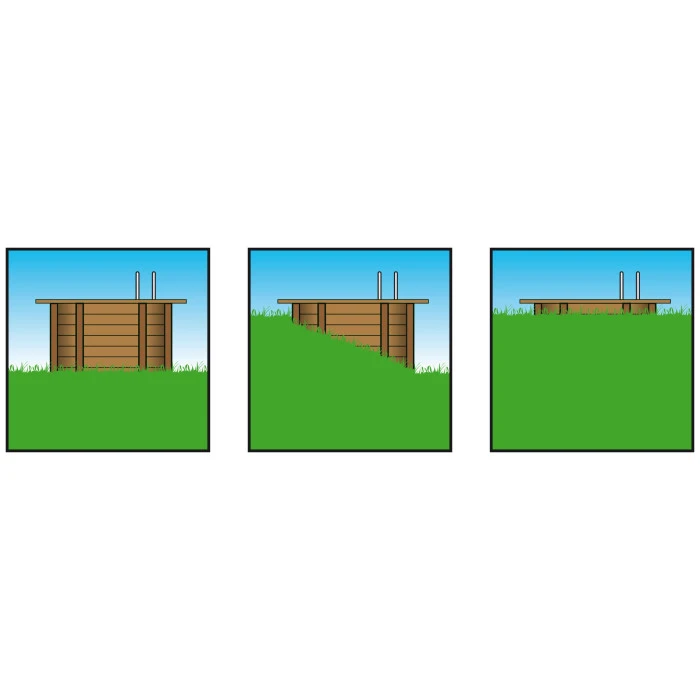 Piscine En Bois Rectangulaire Ubbink Linéa 8,00 X 5,00 X 1,40 M - Liner Gris 4 Piscine En Bois Rectangulaire Ubbink Linéa 8,00 X 5,00 X 1,40 M - Liner Gris – Image 2