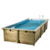 Piscine En Bois Rectangulaire Ubbink Azura 5,05 X 3,50 X 1,26 M - Liner Bleu -Piscines Ubbink Boutique piscine bois rectangulaire ubbink azura 350 505