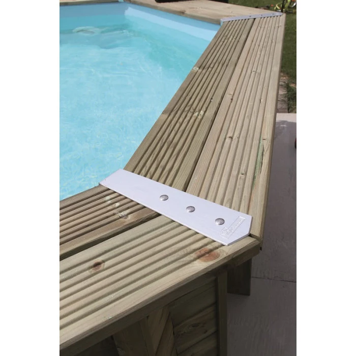 Piscine En Bois Octogonale Ubbink Azura 4,90 X 3,55 X 1,30 M - Liner Beige 8 Piscine En Bois Octogonale Ubbink Azura 4,90 X 3,55 X 1,30 M - Liner Beige – Image 6