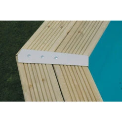 Piscine En Bois Octogonale Ubbink Azura 6,10 X 4 X 1,20 M - Liner Beige -Piscines Ubbink Boutique piscine ubbink azura 610 400 120 bleu 4 1