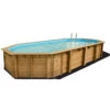 Piscine En Bois Octogonale Ubbink Azura 7,50 X 4,00 X 1,30 M - Liner Bleu -Piscines Ubbink Boutique piscine azura 400 x 750 fond blanc 1
