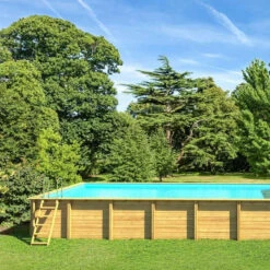 Piscine Weva Procopi En Bois 8 X 4 M -Piscines Ubbink Boutique piscine procopi 8 x 4 ambiance 2 min