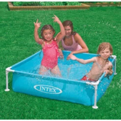 Piscinette Intex Metal Frame Junior Bleu 6 Piscinette Intex Metal Frame Junior Bleu -Piscines Ubbink Boutique piscinette intex mini frame bleue 57173np 1